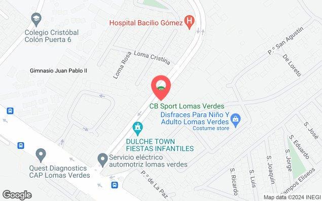 Mapa de ubicación - Cb Sport Lomas Verde