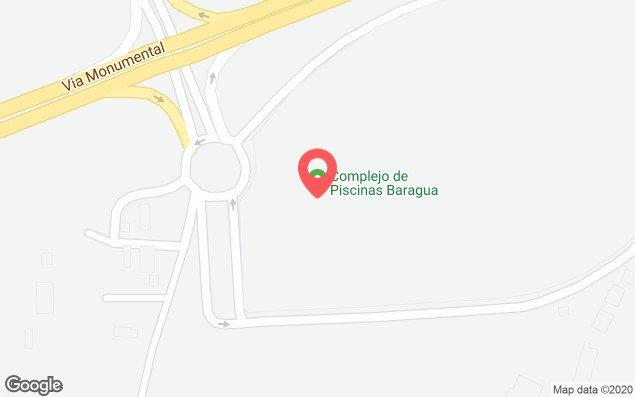 Mapa de ubicación - Complejo de Piscinas Baragua