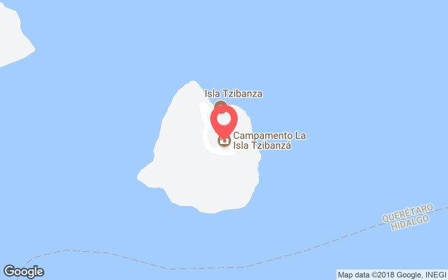 Mapa de ubicación - La Isla Tzibanzá