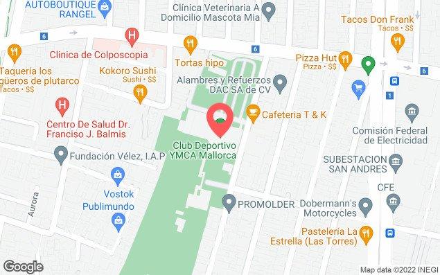 Mapa de ubicación - Club Deportivo Mallorca de la Ymca