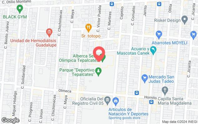 Mapa de ubicación - Alberca Semi Olimpica Deportivo Tepalcate