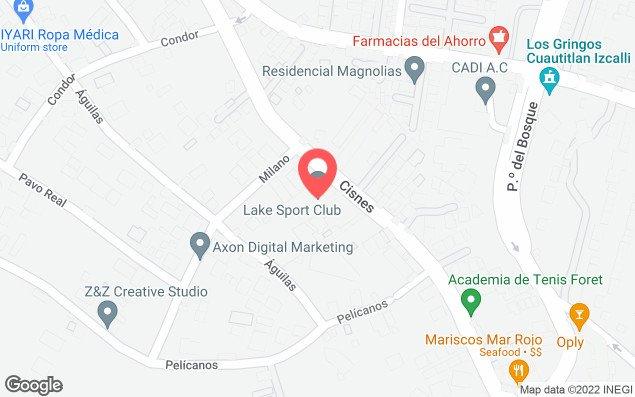 Mapa de ubicación - Entro Deportivo Lake Sport Club